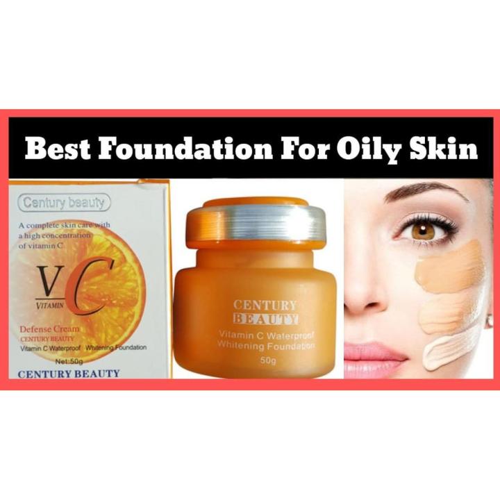 XQM%20Century%20Beauty%20Vitamin%20C%20VC%20Waterproof%20Whitening%20Foundation%2050g%20-%20Imported%20-%20Image%202