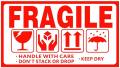 single random design patch - Size: 4 X 2.5 Inches approx - Fragile Caution Label Tag for Glass Mirror Electronics Item Product Self Adhesive Sticker Decal Office, Decor, Decoration - Printed Multi Color- lucky garnet. 
