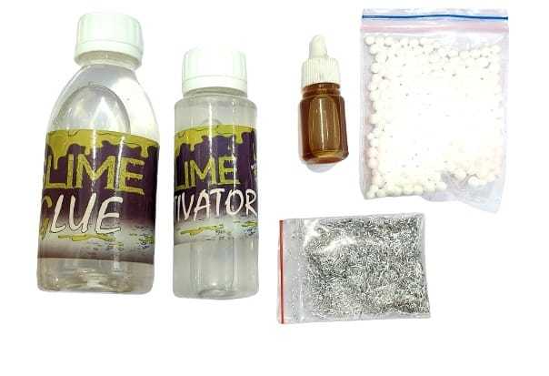 DIY Make Your Own Slime Jolly Slime Making Kit with Free Borax and Storage Boxes and Colors For Kids