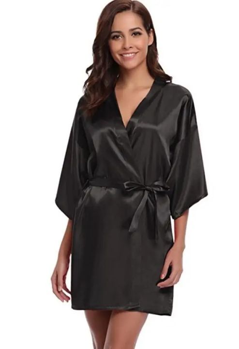 Elegant%20Satin%20Kimono%20Half%20Sleeves%20Bath%20%20Robe%20for%20Women%20-%20Shamoze%20Silk%20Gown%20Night%20wear%20for%20Women%20in%20Various%20Colors,%20Elegant%20Wedding%20Party%20Wear%20Silk%20Gown%20girls%20-%20Image%209