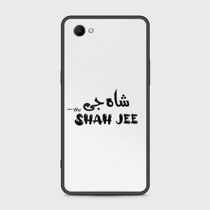 Oppo A3 Cover - SkinLee HQ Infinity Glass Case (Soft) - Caste Name Shah Jee Customized Cover - SKINLEE-681-1-586-162
