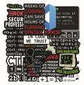 Multiple Programming Stickers Of Your Choice Available in Single, Pack of 3, 5, 8. 12, 15 Best Quality Aesthetic Cool Stickers For Computer Guys. 