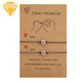 Couple Accessories Stylish Heart Decor Couple Bracelets Adjustable Unisex Wrist Jewelry for Valentine's Day Lightweight Trendy Gift for Men Women. 