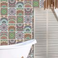 Premium Mosaic Self Adhesive Wallpaper Sticker, PVC 2D Waterproof Oilproof Ceramic Tiles Stickers Toilet Tile Wall Paper Wall Tiles 8"x8" (6 Sheets). 