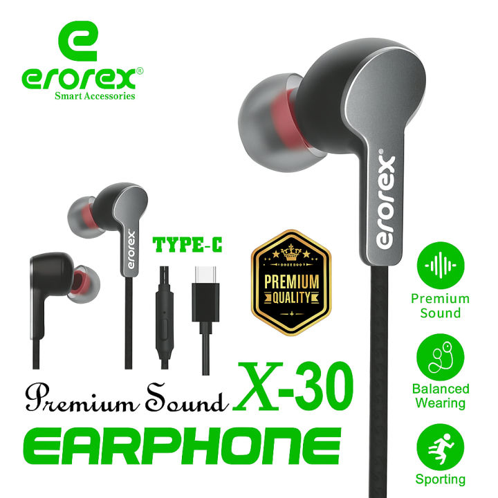 Erorex C Type Handfree for Gaming – Powerful Bass, Noise Cancellation ...