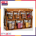 Spice Rack Masala Box Spice Jar Storage Jar Boxes Organizer 6 Pcs Set For Kitchen. 