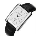 Men Leather Watches Clock Men Watches Square Watch. 