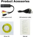 Easycap USB 2.0 Easy Cap Video TV DVD VHS DVR Capture Adapter Easier Cap USB Video Capture Device Support Windows 2000/Win Xp/Win Vista/Win 7/Win 8/ Win 10/ Win 11/ Mac-Book. 