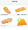 Flexible Brush Fruit and Vegetable Cleaning Brushes for Household Kitchen Cleaning Tools. 