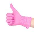 100PCS/Box PVC Household Waterproof Pink Nitrile Gloves Butcher Safety Work Latex Free Long Disposable Gloves For Kitchen Use. 