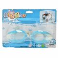New 3 in 1  Men Women Waterproof Anti-fog Swimming Goggles Set Wide Protection UV Sight Adjustable Lenses with Nose Clip Ear Plug. 