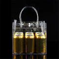 Women Clear Tote Bag PVC Transparent Handbag with Handle Shoulder Beach Trendy Shopping bags for Ladies. 