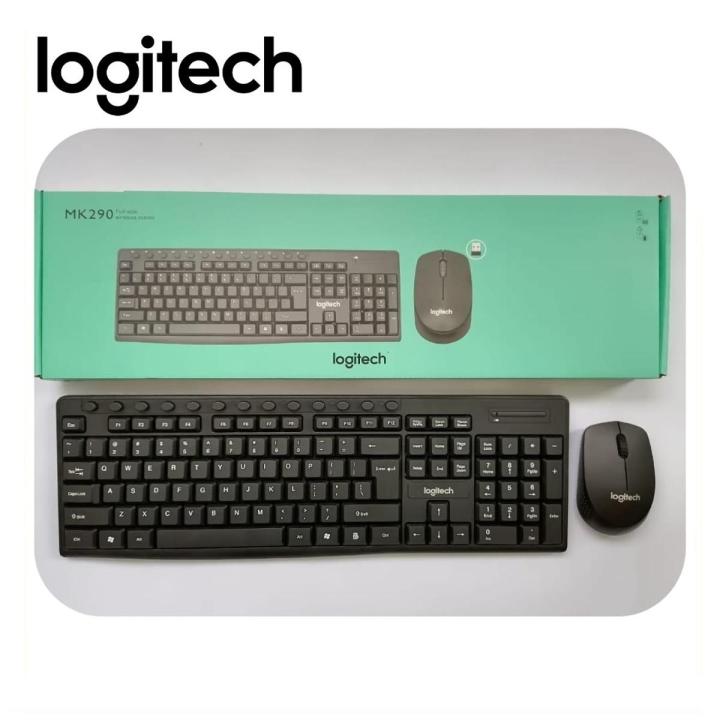 Original Logitech MK290 Wireless Mouse And Keyboard Combo – Keyboard And Mouse – Wireless Keyboard Mouse - Black