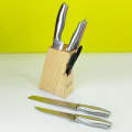 7pcs Professional Kitchen High Carbon Stainless Steel knives set with Wooden Block, 7pcs Knife Set with Wooden Block. 