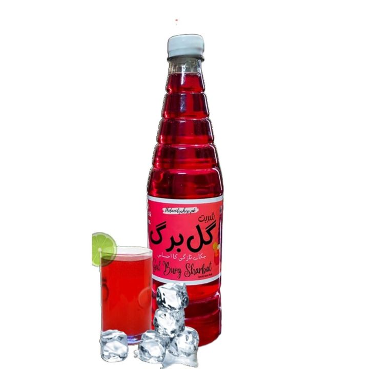 Homemade Sharbat e Gul Burg | Laal Sharbat | 1 Litr