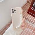 White Pearl Bracelet Chain Silicone Phone Case For iPhone 13 12 11 Pro Max Mini XS Max XR X 8 7 6 6S Plus Back Cover Fundas. 