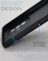 Xiaomi Redmi Note 10 4G, Note 10S Soft Silicon Matte Black Back Cover Case, Shockproof, Durable Protection for Your Phone. 