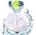 Compact and Portable Ultrasonic USB Turbo Washing Machine - Ideal Mini Washer for Travel, Camping, and Business Trips. Perfect for Cleaning Socks, Underwear, Small Rags, Towels, and More. Features a Small Turbine for Efficient Laundry.. 