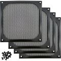 140mm Desktop Computer Case Fan Grills Case with Screws, 4 Pack. 