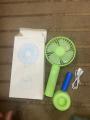 Portable electric fan - Mini Rechargeable fan for school, handheld  rechargeable  portable rechargeable fan with USB charging cable. 