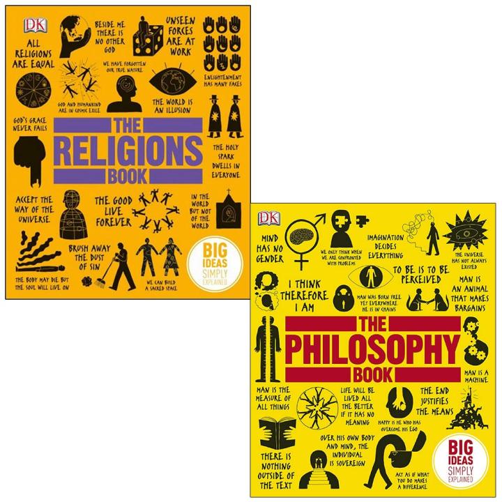 The Religions Book, The Philosophy Book Big Ideas Simply Explained 2 Books Collection Set D.K. Publishing | The Books Inn