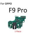 Headphone Jack Audio Microphone Connector Complete Board Flex Cable Parts For OPPO F1s F1 F3 Plus F5 Youth F7 F11 F15 F9 Pro. 
