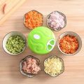 FREE DELIVERY Hand Pull Type Minced Multifunctional Manual Food Chopper Vegetable Chopper Speedy Chopper Easy To Deal Vegetables / Onions / Carrots / Garlic / Pepper / Meat / Puree / Salad / Pesto / Coleslaw Mini Turbo Chopper & Cutter. 