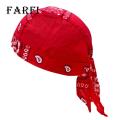 Farfi Pirate Hat Anti-pilling Cashew Print Bandana. 
