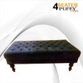 Sofa 4 Seater Puffy Set Black Valvid & Raxing Custumize  {{ Special Sale }}. 