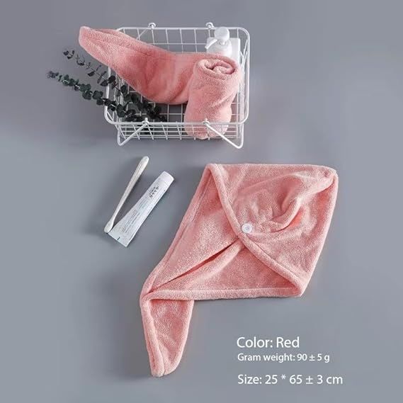 Quick%20Dry%20Hair%20Towel%20Wrap%20for%20Women%20&%20Girls%20%E2%80%93%20Super%20Absorbent%20Microfiber%20Bath%20Cap,%20Fast%20Drying%20Head%20Wrap%20Towel%20for%20Shower,%20Spa%20&%20Home%20Use,%20Soft%20Lightweight%20Hair%20Drying%20Hat%20PROMISE%20TO%20SELL%20-%20Image%203