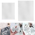 New DIY Iron-on Patches Nonwoven Handmade Water Soluble Paper Blank Self Adhesive Stitching Embroidery Paper Beginners. 