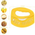 HashMart- 1 Pc Pizza Cutter Food Chopper Super Sharp Blade Stainless Steel Pizza Cutter Rocker Slicer with Protective Sheath Cover Multi-Function Pizza Knife Kitchen Tools, Dishwasher Safe Heavy Duty (Multicolor). 