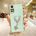 FELMYST Mascot Case For Xiaomi Redmi Note 11 3D Luxury Reindeer Gold Plated  Mobile Phone Casing Square Pendant Inlaid Brick Girl Boy Gift Soft Shockproof Cover Cases. 