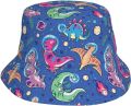 Alien Cool Black Green Print Bucket Hat Fisherman Fishing Sun Cap for Adult Women Men Girl Boy Unisex. 