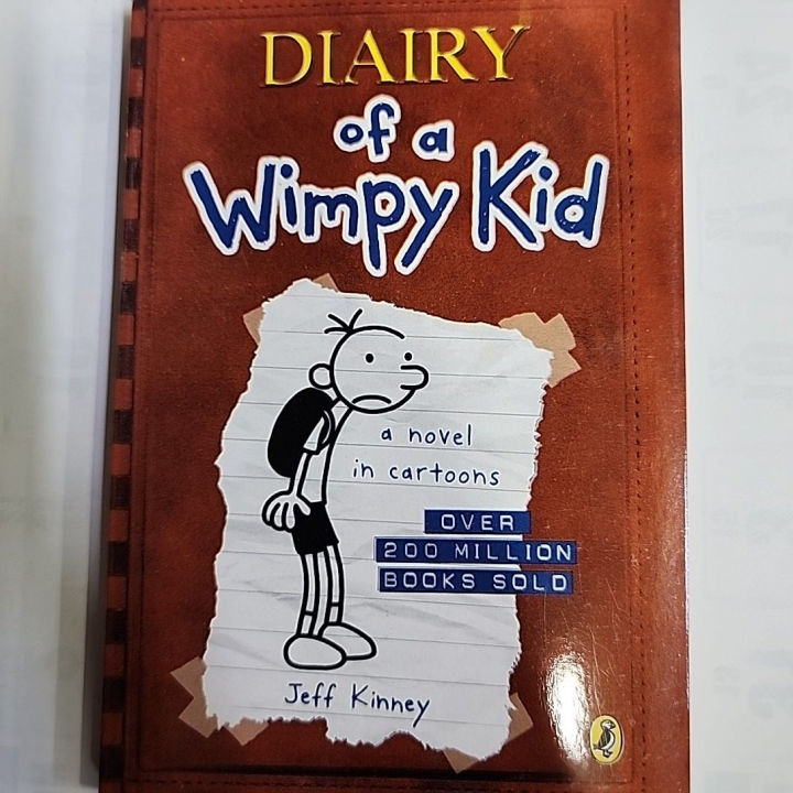 Diary Of A Wimpy Kid A Novel In Cartoons by Jeff Kinny