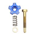 Motorcycle Carburetor idle speed adjustment screw. 