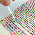 Diamante Glitter Scrapbooking Stickers Strip Rhinestone Strip Rhinestones Sticker Self Adhesive Sticker. 