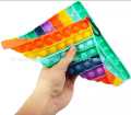 Big Size Push Pop Up It Bubble Fidget Sensory Toy Anxiety and Stress Reliever Silicone Squeeze Fidget Gifts for Kids. 