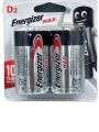 ENERGIZER MAX D2 battery. 