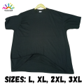 Export Quality Free Size Basic Plain Round Neck T Shirts for Men and Women Soft and Comfortable, Mens Heavyweight Cotton T-Shirt, Plain Black T Shirt, Men's Basic Tees Perfect For Summer, Gym T Shirt, T Shirts for Healthy People. 