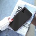 SAMSUNG A31 Matte Black Soft Silicon TPU Back Cover Case. 
