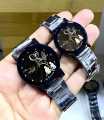 2Pcs/Set Couple Watch Fashion Creative Personality Lovers Quartz Watches watch for men watch for girl with box. 