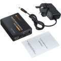 Neoteck Aluminum SCART To HDMI Converter 1080P SCART to HDMI Adapter + 3.5mm Headphone Stereo Audio Video Adapter. 