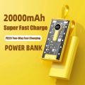 66W Super Fast Charge Power Bank 20000mAh - Power Bank - Fast Charging Power Bank - power bank 20000 mah fast charging - power bank 40000 mah - Best Portable Charger for Fast Charging And Portable External Battery Fast Charger For Samsung Xiaomi Auxiliary. 