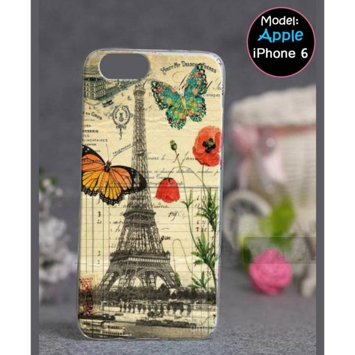 iPhone 6 Mobile Cover Eiffel Tower Style - Multicolor