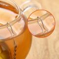 Herb Infuser Ball with Hanging Hook - Silver. 