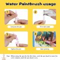 Online Venue Reusable Water Magic Book, Water Painting Book for Toddlers – Magic Coloring Book for Children Education Drawing Pad – Random Design Multicolor Water Painting Book. 