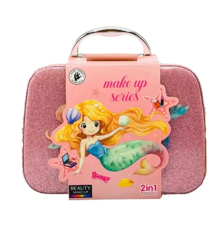 2-in-1 Beauty Makeup Bag for Kids – Safe, Non-Toxic & Fun Pretend