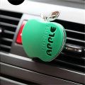 1pc Apple Shaped Car Air Freshener Dual Use Vent Clip & Dashboard Perfume Long-Lasting Fruity Scent Cute Colorful Auto Interior Alcohol-Free Aromatherapy Diffuser. 
