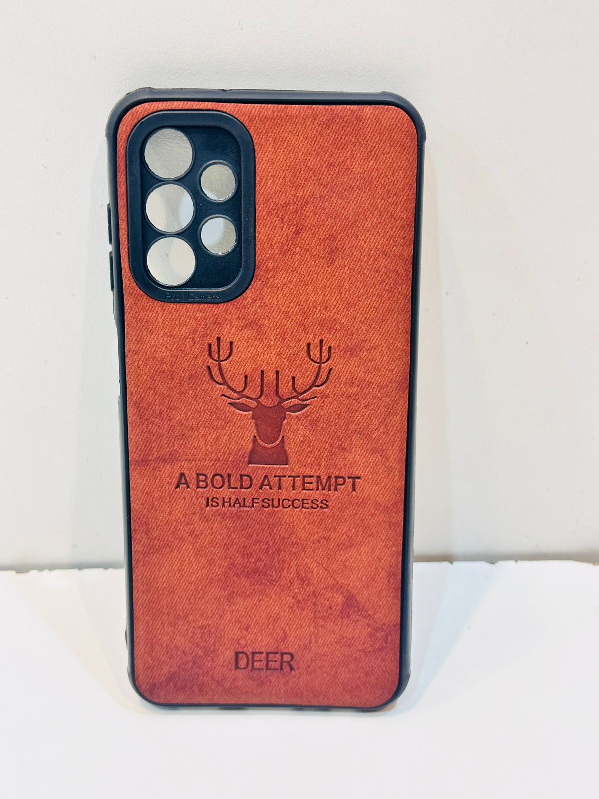 Lahore Mobile Case For Samsung A13 Hybrid Soft TPU Deer Pattern Leather Shockproof Case Cover - Samsung A13 Back Cover 5